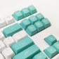 Green White 104+45 CSA Profile PBT Doubleshot Keycap Set Cherry MX Mechanical Gaming Keyboard